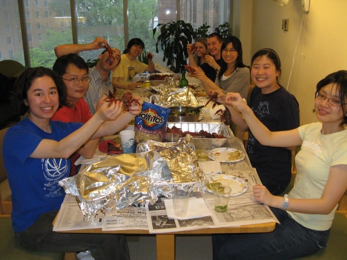 Group Crawfish Boil, Spring 2010